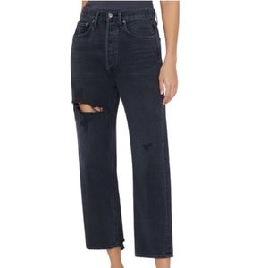 AGOLDE 90’S CROP MID RISE STRAIGHT - SHUTTER (27)